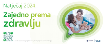 Natjecaj 2024 Zajedno prema zdravlju Za vise informacija posjetite www.pliva.hr/zajedno-prema-zdravlju