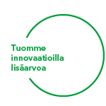 Tuomme innovaatioilla lis&auml;arvoa icon