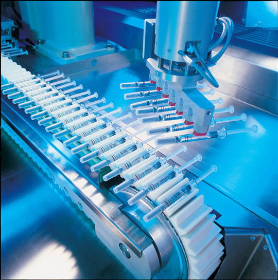 Assembly line for Teva drugs