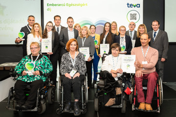 Emberarcú Egészségért díj Teva awards