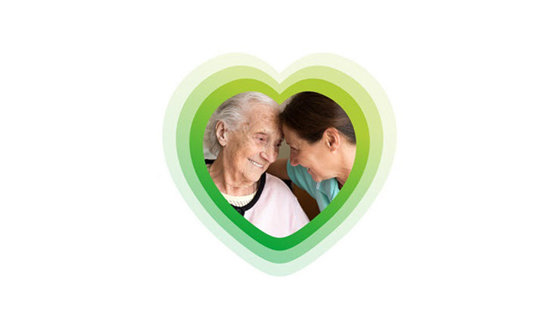 Nurse with elderly woman