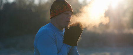 men at winter