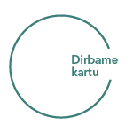 Dirbame kartu