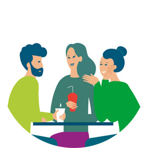 People eating icon