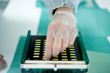 Hand sorting pills