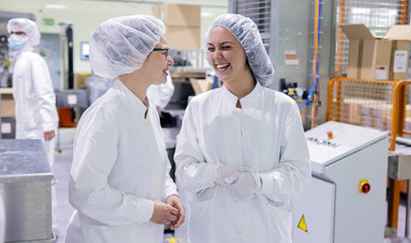 Teva Croatia employees laughing.